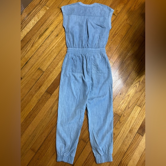Moon River womens chambray Jumpsuit with pockets size medium - Picture 10 of 12